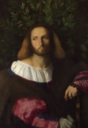 copie tableau de Palma Vecchio, le Poète