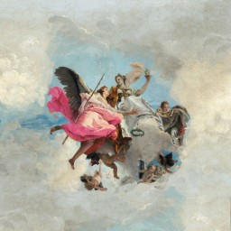 Tiepolo, Giambattista. Copie du plafond Noblesse et la vertus d ignorance .