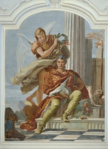 Virtue Crowning Honor. Tiepolo Giambattista