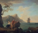 Amants a la peche. Vernet Joseph.