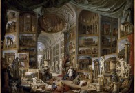 Galerie de vues de la Rome Antique. Pannini Giovanni.