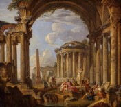 Giovanni Paolo Pannini. Prédication d un apôtre dans des ruines antiques