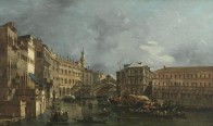 Le pont du Rialto - Francesco Guardi