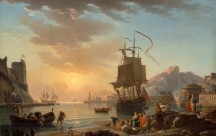 Marine, le retour de pêche. Claude Joseph Vernet,
