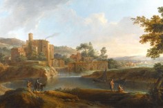 Paysage d Italie. Locatelli Andrea
