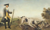 Montage. Carlos III. Chasseur. Goya.