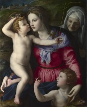 Bronzino. Madonna con bambino