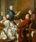 Carle Van Loo et sa famille. Van Loo Louis-Michel.