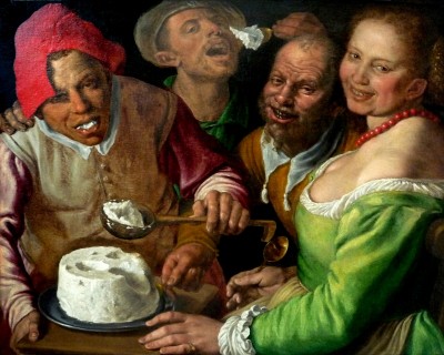 Vincenzo Campi. Les mangeurs de ricotta.