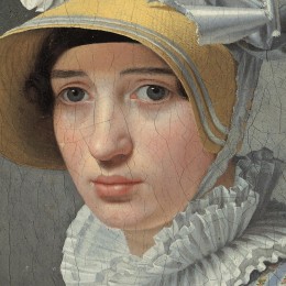 Merveilleuse restitution du craquelé ancien. Christoffer Wilhelm Eckersberg