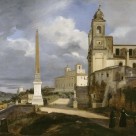 Paysage la trinité des mondes. Rome.