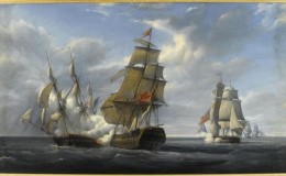Pierre-Julien Gilbert. Frégate française.